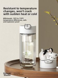 High Aesthetics Heat Resistant Tea Glass