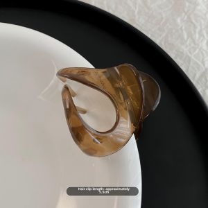 Elegant Pumpkin Shaped Hair Claw for Women New 2025 Unique Design Hairdo Clip Stylish Rear Shark Clamp Hair Accessories