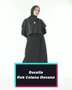 Rok Celana Olahraga Muslim Devana Rocella Senam Jogging Bersepeda Syari Panjang Bahan Baby Terry Ukuran Xxl-5Xl Warna Abu-Abu Dan Hitam - Lazada