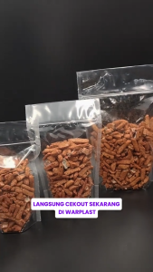 Plastik Standing Pouch Seal Lebar Double Seal STP/Plastik Kemasan Snack/Plastik Klip Berdiri Tebal