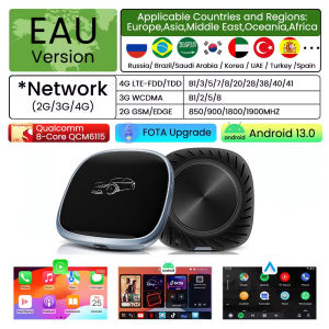 Ezonetronics | CarPlay Ai Box Android 13 QCM6115 8-Cores Wireless CarPlay Android Auto AI Adapter Magic Box 4G LTE GPS BT5.3