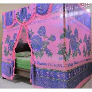 COD Kelambu Kamar Tidur Anti Nyamuk Modern 200x200 180x200 Tebal Jumbo Kotak Motif Bunga Dan Polos