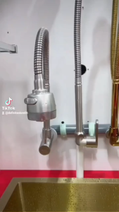 Kran Cuci Piring Kran Dapur Kran Sink Flexible Kran Angsa Keran Cuci Piring Stainless SUS 304