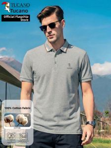 TUCANO | Middle-aged Father Cotton Summer Polo Shirt