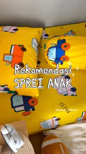 Sprei Katun Anak Anti Geser Ukuran 90 100 120 140 160 180 200 Adem