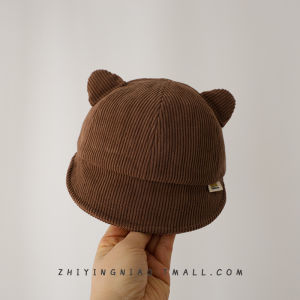 Cute Fashionable Soft Brim Baseball Cap for Babies Boys And Girls Autumn Winter Duckbill Hat Korean Style Casual round Top
