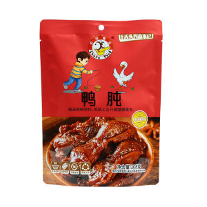 Chuxu Special Store Wenzhou Specialty Chuxu Duck Gizzard 108g Original Flavor Snack Individually Wrapped Vacuum Packed