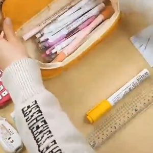 Pencil Cases Large Capacity Purse Bag Holder Kawaii Box For Girls Office Student Stationery Organizer School Supplies