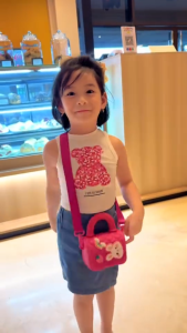 yootree Kids Bunny Crossbody Bag Girls Sling Bag Cute Rabbit Shoulder Bag Mini Handbag Waterproof EVA Adjustable Strap