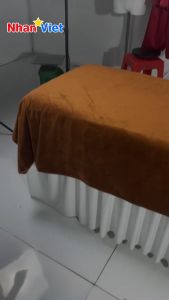 Tấm phủ nhung spa | Ga trải nhung giường cao cấp