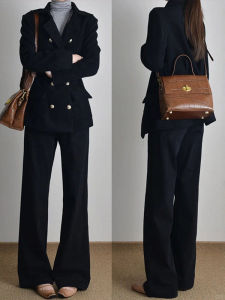 QIANCHANGNAAI | Slim Flare Insulated Jeans