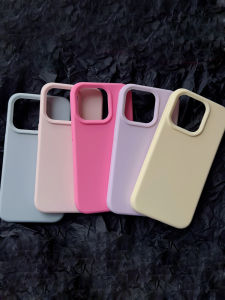 Adorable Pure Color Soft Shell Case for Apple iPhone 13/14/15/16 pro Max Fun Girl Skin Feel Mobile Phone Cover Compatible with iPhone 12/16 plus