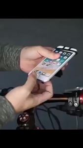 elough | Elough 360 ° Rotating Silicone Bicycle Phone Holder Electric Bike Motorcycle Bicycle Navigation Holder Fixed for Riding