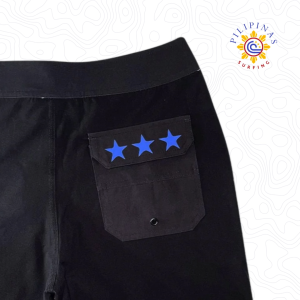 Pilipinas Surfing Range Leonardo Mens Board Shorts - Black