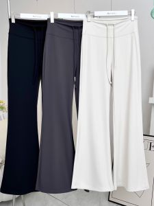 Lulu High Waist Yoga Pants Womens No Line Embarrassment Breathable Running Casual Sports Long Trousers Slimming Effect