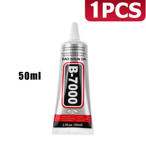 B-7000 clear Waterproof Fast Drying Glue Safety Materials Epoxy Resin Phone Screen Repair Glue B7000 Universal Glass Plastic DIY Point Diamond Jewelry Glue ToolsWith Precision Applicator.