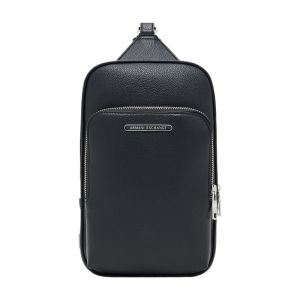 Armani Exchange | Zipped Rectangular Commuter Shoulder Crossbody Bag