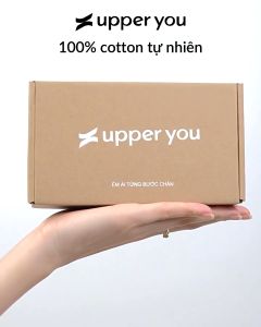 Tất Vớ Nam Nữ Cổ Ngắn UPPER YOU Cotton Tự Nhiên Kẻ Sọc Thời Trang 2 Màu Đen Trắng Dày Dặn Êm Ái Thoáng Khí Khử Mùi - BSF2002