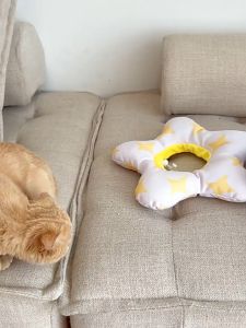 AP AIMAYAPET Pet Elizabeth Collar Anti Fouling Cat Dog Protective Neck Cute Flower Style Pet Supplies