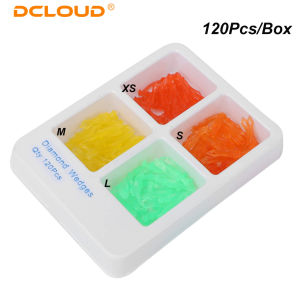 1Box Dental Disposable Diamond Interdental Teeth Wedge Autoclavable Dental Wedges Plastic Teeth Gap Dentistry Adaptive Disposable Dentistry Lab Materials