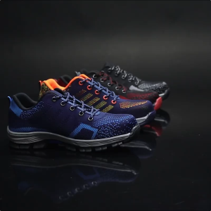 SINDBAB Safety Shoes Anti Slip Anti Smash Steel Head Men Shoes Working Shoes