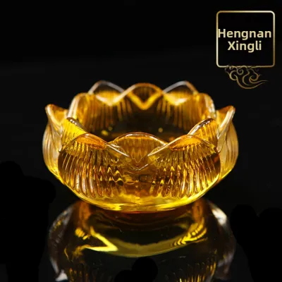 HENANSHENGZHONG | Religious Use Oil Lamp Lotus Candle Holder