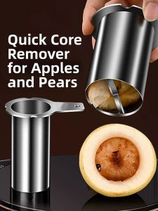 MAGIC KITCHEN | Quick Core Removal Multi-function Apple and Pear Corer Stainless Steel 304