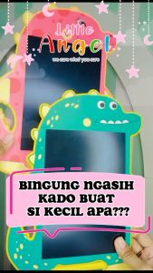 LCD TABLET EDUKASI ANAK / DRAWING WRITING TABLET Belajar Sekolah / Papan Tulis Digital