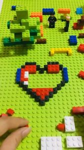 YUNLEO 1000pcs Block Toys Set Bricks for Creative Building