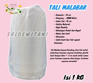 1 Pcs TALI MALABAR 1KG TALI GAWAR PERTANIAN DAN PERKEBUNAN