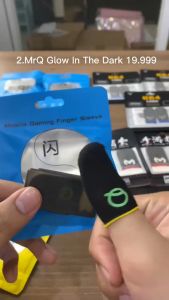 Sarung Jari Sarung Tangan Sarung Gaming Sarung Jempol  Glow In The Dark MR Q Original isi 2pc MLBB PUBG FF