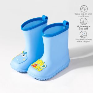 Waterproof Non-slip Children Rain Coat and Boots Set