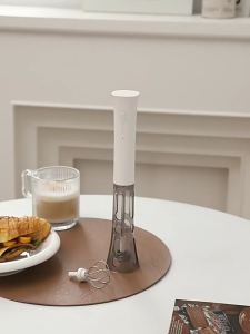 JARUSEAT Electric Milk Frother Egg Beater Coffee Blender 3-Speed Adjustable Settings / Quiet Operation / Dual Head Replacement / FoamingWhisking / Making Coffee And Milkshakes