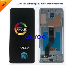 Màn Hình LCD AMOLED OLED Cho Samsung S20 Plus G985F Màn Hình Cảm Ứng Điện Dung Lắp Ráp Với Độ Phân Giải 2560x1440