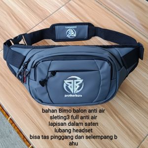 Waistbag Pria waterproof Tas Selempang Pria waterproof Waistbag pria anti air murah