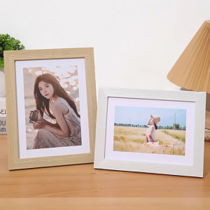 High Quality Wooden Picture Frames for 4R 5R 6R 8R A3 A4 Family Poster Photo Frame Hang Stand