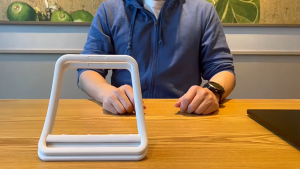 Vertical Laptop Holder Foldable Desktop Holder Durable Black Vertical Laptop Stand For Laptop Tablet