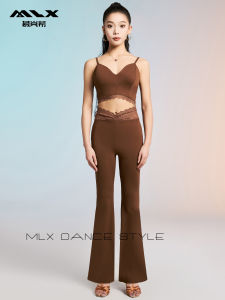 Áo Tập Khiêu Vũ Latin Mù Lân Xī Áo Biểu Diễn Khiêu Vũ Tiêu Chuẩn Quốc Gia Áo Không Dây Ren Hở Lưng Cho Nữ Mùa Hè 2025