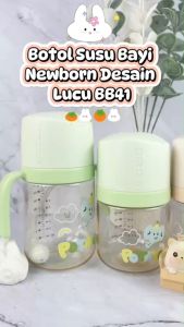Momosee Botol Susu Bayi PPSU 160ML/240ML Botol Susu Anti Sedak BPA Free Botol Susu Karakter BB41