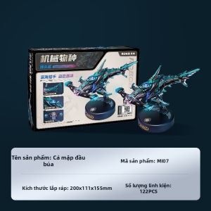 JINWUCHUANGYI | Bộ Đồ Chơi Xây Dựng Mô Hình Cá Mập