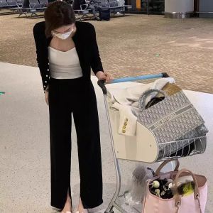 Áo Len Dệt Kim Lụa Siêu Mỏng Màu Trắng Mùa Thu Phong Cách Hàn Quốc Dài Tay Cổ Chữ V Thường Xuyên Mặc Đi Làm