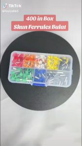 Skun Ferrules Insulated Terminal Block Connector 400 PCS - WG22