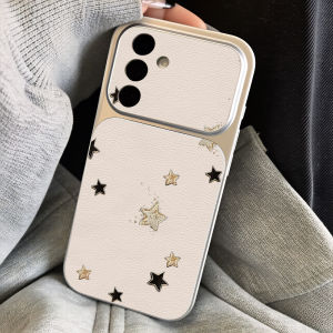 Leather Phone Case For Samsung S26 Ultra S25 Plus S24 FE A56 5G A17 A16 A15 A57 A55 A54 A53 A14 A37 A36 A35 A34 A27 Star Cover