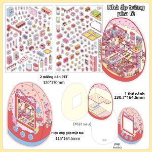 Nhãn Dán 3D Đa Lớp DIY