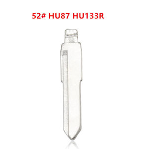 10pcs 52# HU87 HU133R Metal Uncut Blank Flip Remote Key Blade For Suzuki Swift for keydiy KD xhorse VVDI JMD No. 52