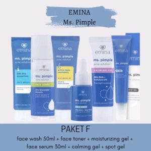 Emina Ms Pimple Paket Lengkap 1 Set | Emina Skincare Remaja Wajah Berjerawat