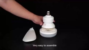 Remote Control E27 Ceiling Fan Light 3 Color Dimmable 3 Speed Silent Fan Lamp with Timer for Home