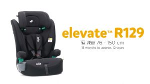 Joie Elevate R129 Booster Seat Elevate Car Seat (1-12 Years old) Booster Seat Kids Booster Seat Kiddie Garden