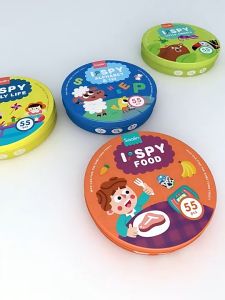 Saalin I SPY การ์ดเกมจับคู่ภาพ เสริมทักษะการมองเห็น ของเล่นเสริมพัฒนาการ ของเล่นเด็ก