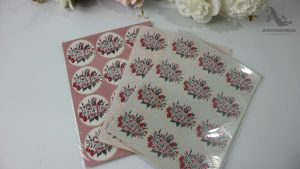 60Pcs DIY Thank You Stiker 3.5CM TY023